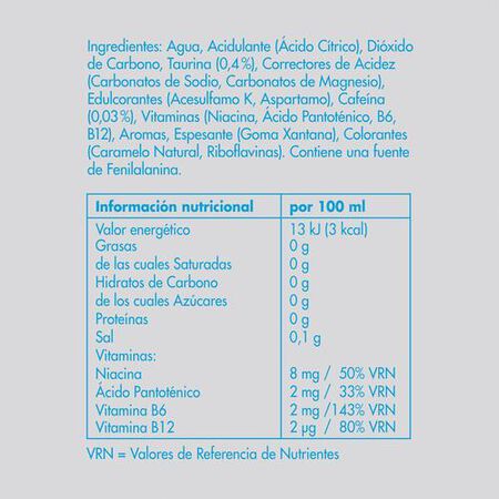 Bebida energética sin azúcar Red Bull 25cl pack 4