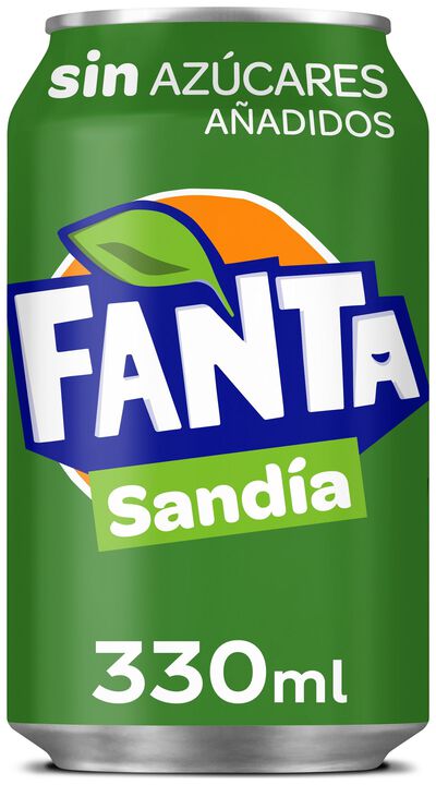 Refresco sandía Fanta lata 33cl sin azúcar