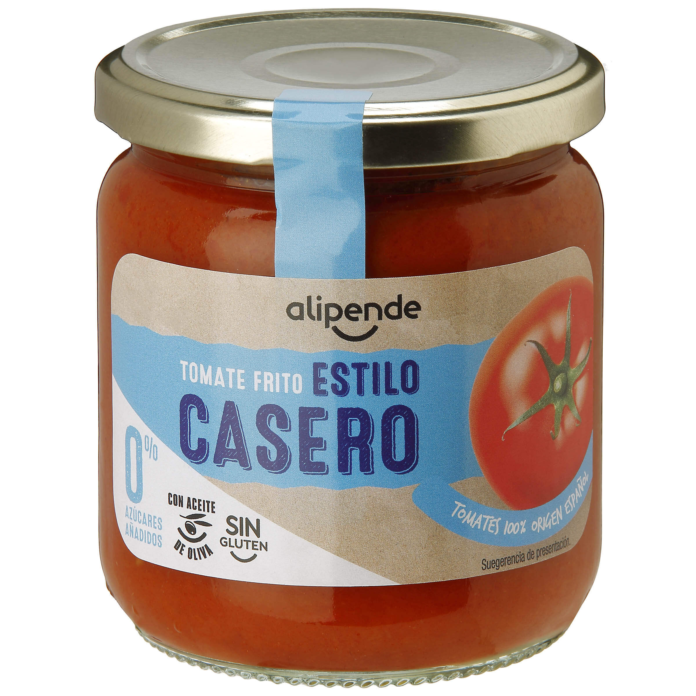 Tomate frito estilo casero sin gluten Alipende 350g