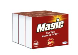 Fósforos largos Magic Pack 3 Cocina 3 ud