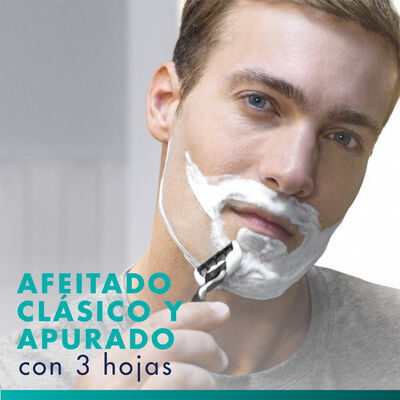 Hojas de afeitar Gillette 4 unidades recambio mach 3