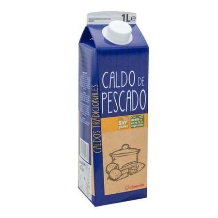 Caldo pescado con aceite de oliva sin gluten Alipende 1l