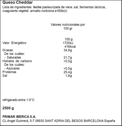 Lote:250gr Jamín cocido+250gr Pechuga pavo+205gr Queso cheddar
