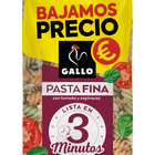 H&eacute;lices pasta fina con vegetales tomate y espinacas Gallo 400g