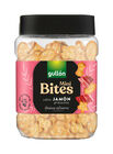Galletas saladas mini bites con sabor a jam&oacute;n Gull&oacute;n 250g