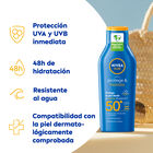 Crema solar Nivea 400ml FPS 50+ protege e hidrata