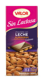 Chocolate con almendras s/gluten s/lactosa Valor 150g