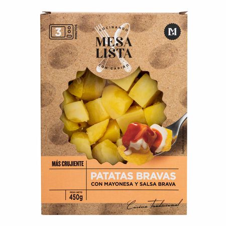 Patatas bravas mesa lista 450g