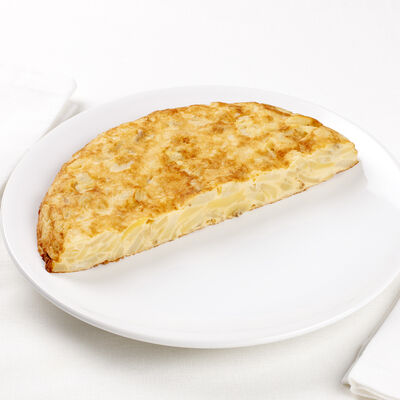Media tortilla sin cebolla