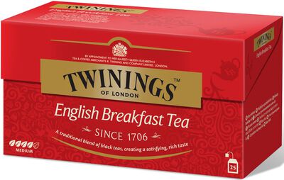 Té negro Twinings 25u english breakfast