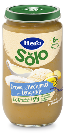 Tarro Hero Solo lenguado bechamel desde 8meses 235g