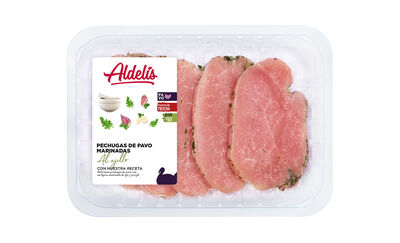 Pechuga de pavo al ajillo 450g aproximadamente