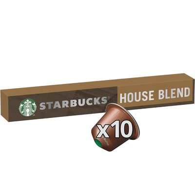 Caf&eacute; house blend lungo intensidad 8 Starbucks 10 c&aacute;ps