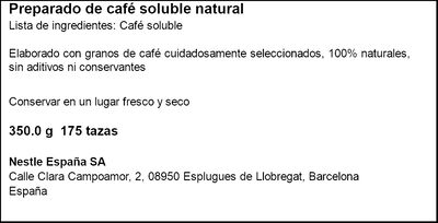 Caf&eacute; soluble descafeinado Nescaf&eacute; 200g y doypack 150g