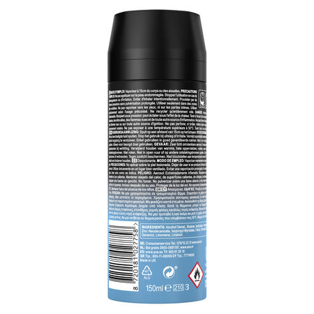 Desodorante En Spray Axe 150Ml Ice Chill