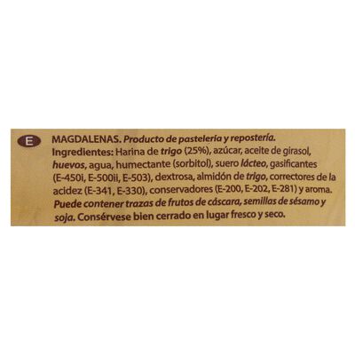 Magdalenas L&oacute;pez 320g cuadradas