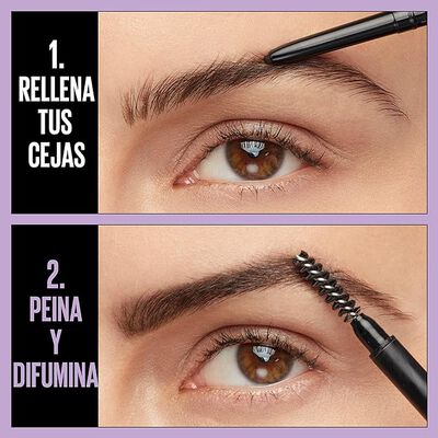 L&aacute;piz perfilador de cejas Maybelline Brow Ultra 07 black