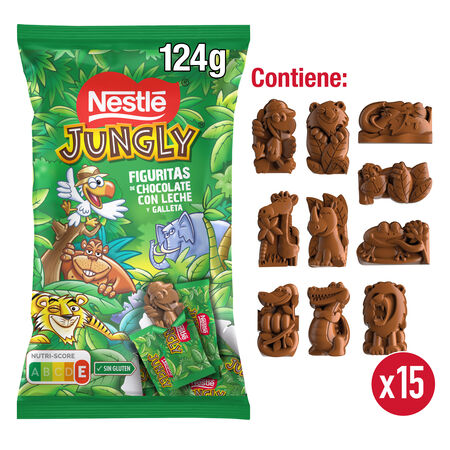 Chocolatina jungly Nestlé 124g
