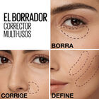 Maquillaje corrector de ojeras borrador Maybelline light 01
