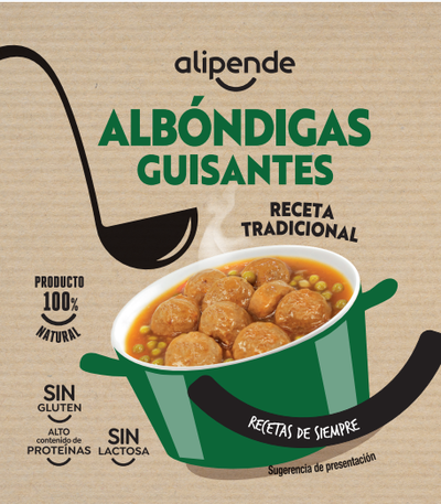 Albondigas con guisantes Alipende 415g