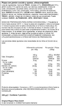 Pizza Forno di Pietra Buitoni 350g prosciutto