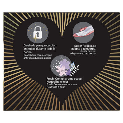 Compresas Evax Liberty 9 unidades alas noche extra