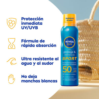 Bruma solar spray Nivea 200 ml FP50 Sport