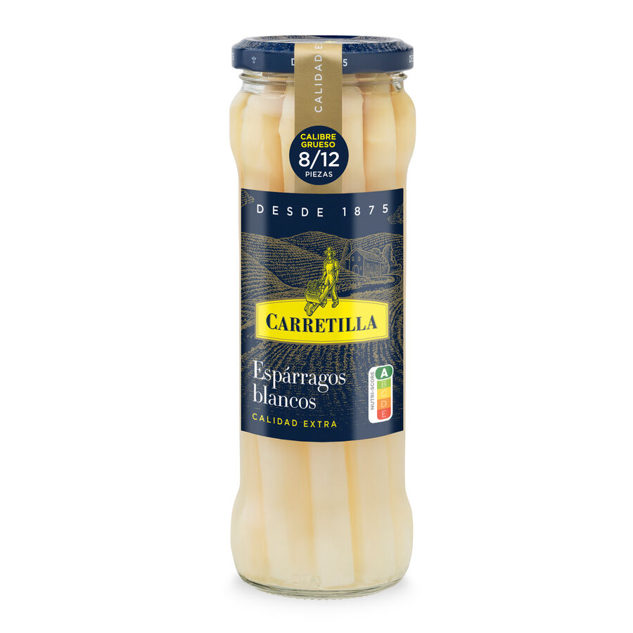 Espárragos blancos Carretilla 205g 8/12unid