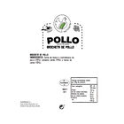 Brocheta pollo fresco 90g Unidad