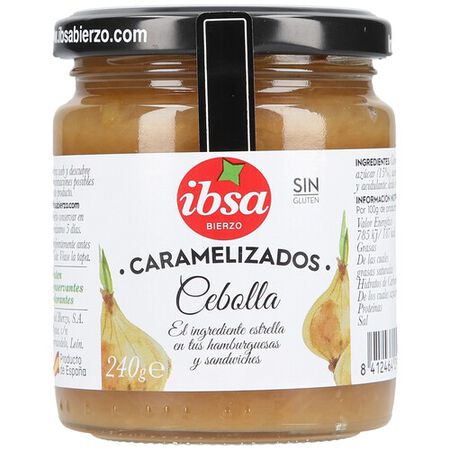 Cebolla caramelizada Ibsa tarro de cristal 250g