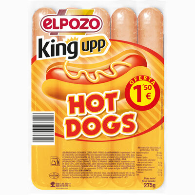 Salchicha El Pozo 275 gr Hot Dog