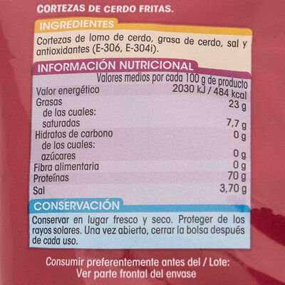 Cortezas de cerdo Alipende 75g