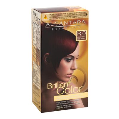 Tinte de cabello Alcántara Brilliant Color nº r0 rojo vino
