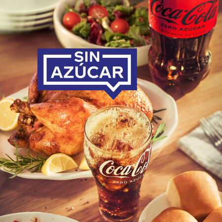 Refresco cola Coca-Cola botella 2l pack 2 zero