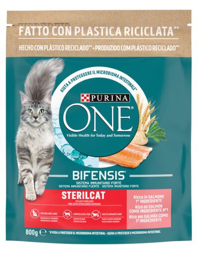 PURINA ONE esterilizado salmón 800g