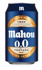 Cerveza sin alcohol Mahou 00 Tostada lata 33cl