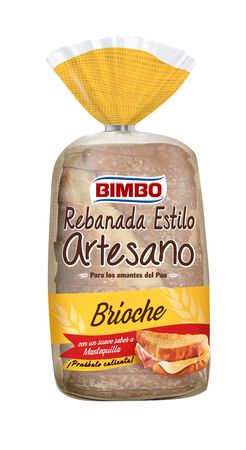 Pan molde Bimbo brioche suave sabor mantequilla 550g