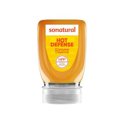 Zumo de cúrcuma cayena refrigerado Sonatural 125ml