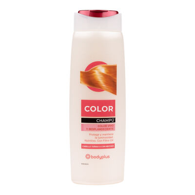 Champ&uacute; Bodyplus 400ml te&ntilde;ido