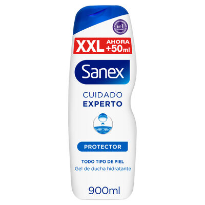 Gel de ducha Sanex 850 ml + 50ml protector para piel normal sin sulfatos