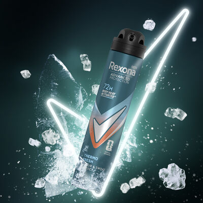 Desodorante spray Rexona Men 200ml Thermo Fresh