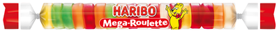 Caramelo goma sabor frutas Haribo Mega Roulette 40g