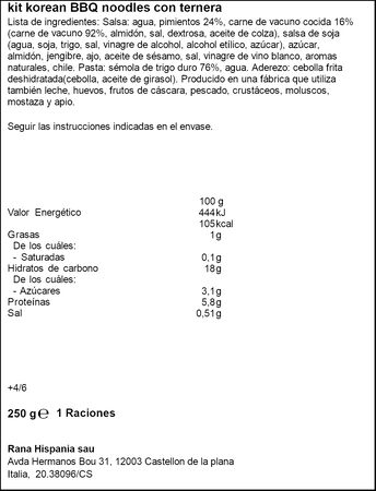 Pasta fresca de ternera y barbacoa Rana 400g