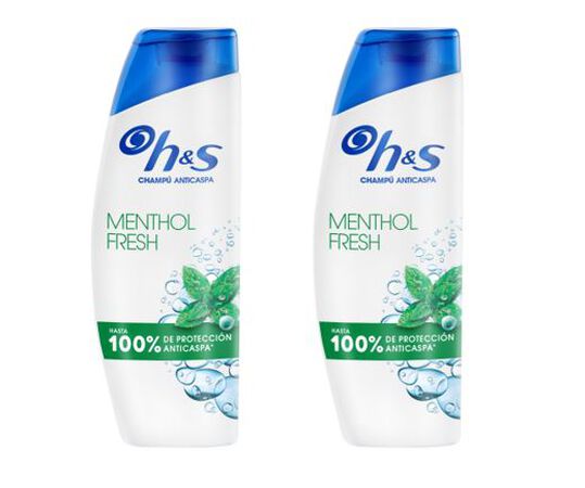 Champú H&S 300 ml Menthol 2 unidades