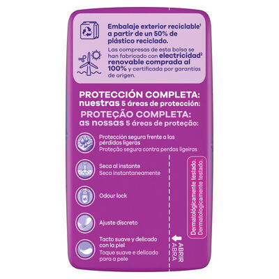 Compresa Ausonia Discreet 10 unidades maxi extra seguridad