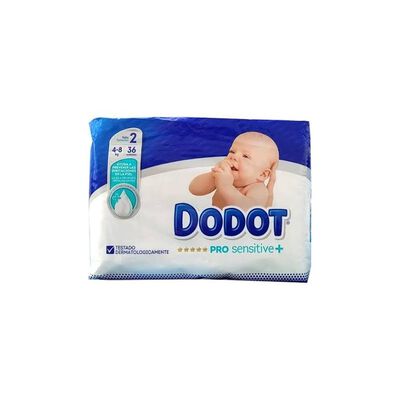 Pañal Dodot Pro Sensitive 36 unidades Talla 2