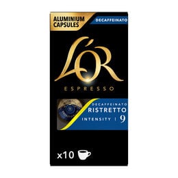 Café descafeinado espresso ristretto intensidad 9 L'Or 10 capsulas