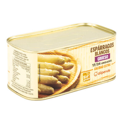 Esp&aacute;rragos blancos grueso Alipende 425g (17/24 piezas)