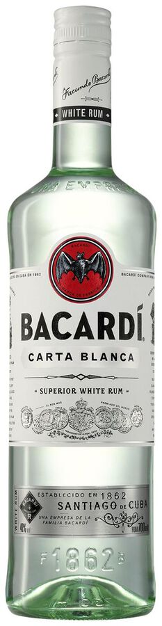 Ron blanco Bacardi 70cl superior