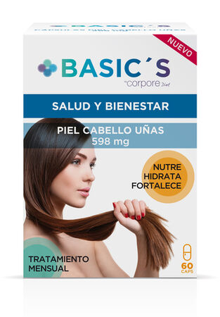 Piel-cabello-uñas Basic'S 60 cápsulas